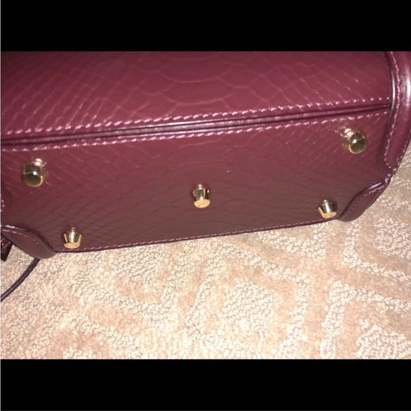 Alexander McQueen | Heroine - Burgundy Reptile Mini Satchel - RARE NWOT - Picture 4 of 8